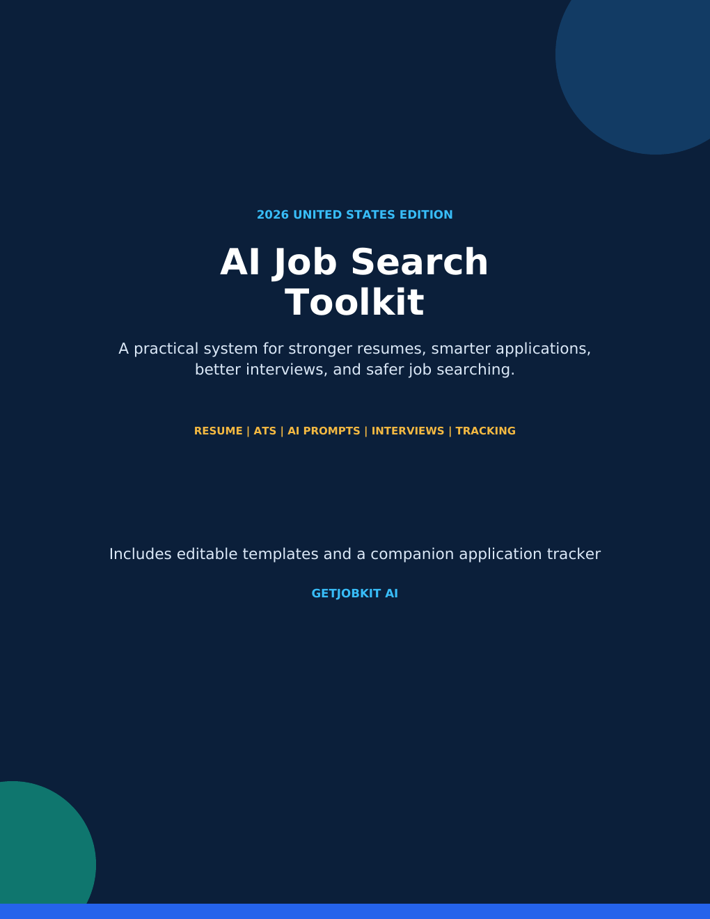 2026 AI Job Search Toolkit cover